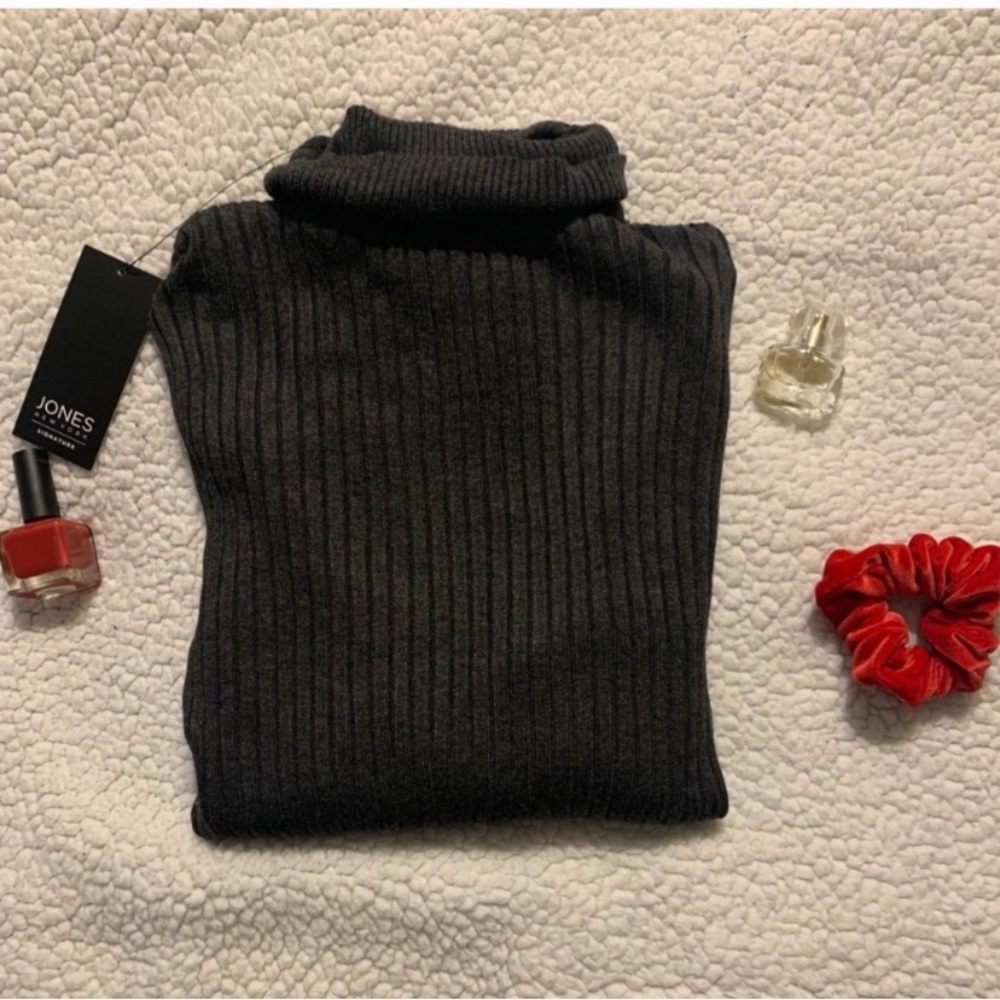 Jones New York Grey Turtle Neck